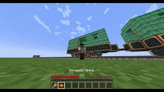 I tried to build 1960's trains in Minecraft Create mod...