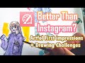 New Social Media for Artists! | Artfol App First Impressions + Doing Drawing Challenges