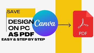 How to Save CANVA Design As PDF On PC (2025 GUIDE) **SIMPLE**