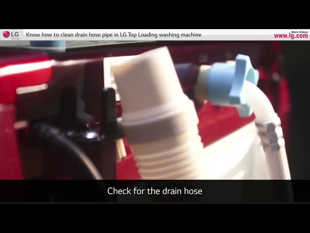 [LG Top Load Washer] - Drain hose pipe cleaning class=