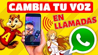 😱COMO CAMBIAR la VOZ en LLAMADAS DE WHATSAPP || MODULADOR de VOZ para LLAMADAS en TIEMPO REAL screenshot 5