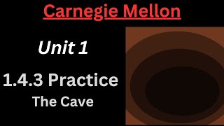 Celebrity CM CS0 Lesson 4 Practice: The Cave Profile