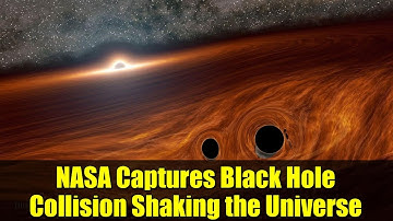 NASA Captures Black Hole Collision Shaking the Universe | James Webb Discovery