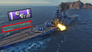 Großer Kurfürst - 727 Sec. Hits - 400K DMG - World of Warships