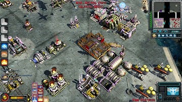 (New Map)CnC Red Alert 3 Epic War Mod 2vs4 Soviets,Allies vs Random