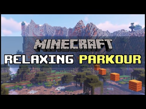 1 hour 20 minutes of relaxing Minecraft Parkour Nostalgia Scenery No Ads