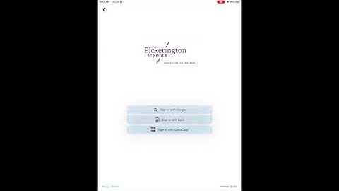 ClassLink iPad Login with QuickCard