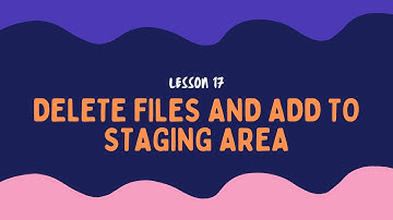 Delete files and add to staging area automatically (HIndi)