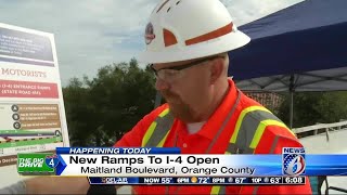 New ramps to I-4 open from Maitland Boulevard