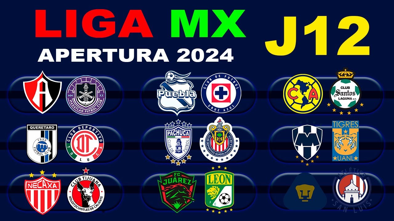 FECHAS, HORARIOS Y CANALES PARA LA JORNADA 12 DE LA LIGA MX APERTURA ...