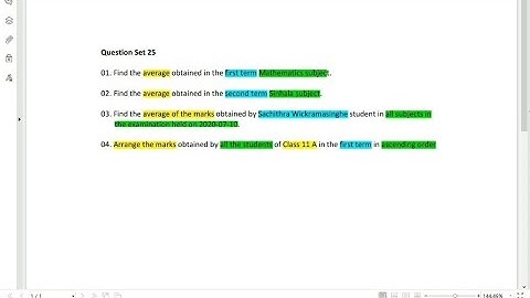 Database Task25|Use the Average SQL Functions|1st year|java institute |D Fernando |@dtecknow