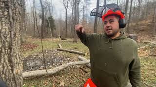 Land Clearing: Chainsaw only; Part 4..