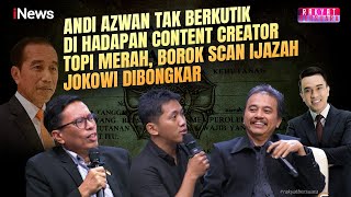 Download Lagu Andi Azwan Mendadak Diam Saat Fakta Salinan Ijazah Jokowi Dibongkar: Asli atau Palsu? | Rakber MP3