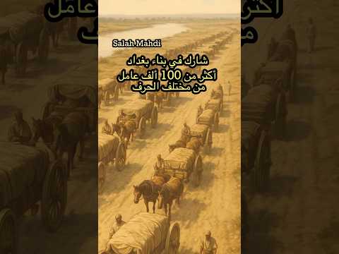 بناء مدينة بغداد القديمة المدورة لأول مرة