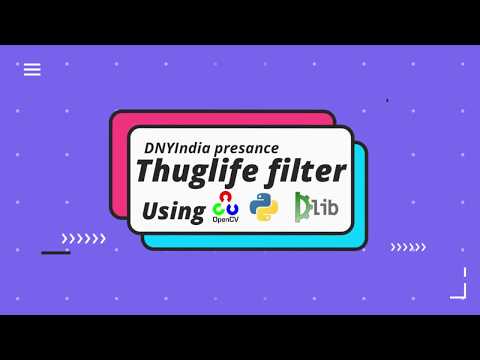 Thug Life Instagram filter using OpenCV and Python