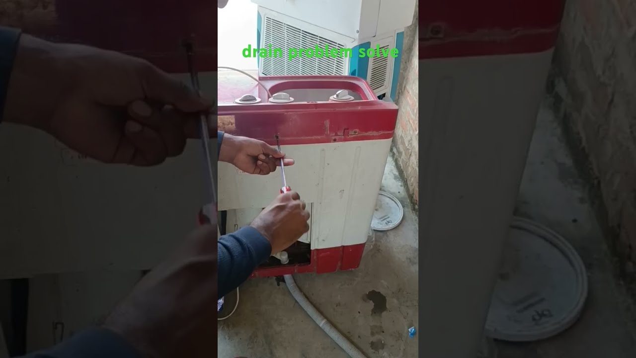 How To Fix Panasonic Washing Machine Not Draining Water Washingmachine Drain Prablam