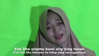 SUGENG TINDAK SANG MAESTRO CAMPURSARI  Karya Muh Rosyadi/Menyut Sayoga – VOKAL : RIRIN SANJAYA