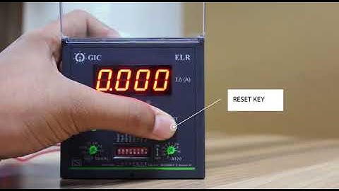 ELR GIC earth Leakage Relay