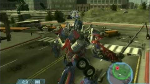 Transformers The Game PS3 - Optimus Prime Vs. Megatron (Final Autobot Mission)