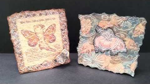 Wax Paper Embossed Image