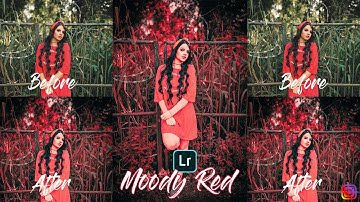 How to Edit Moody Red in Lightroom Mobile| Photoshopic Studio | Adobe Lightroom cc Mobile