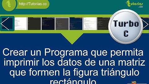 arrays – turbo C (figura triangulo rectangulo)