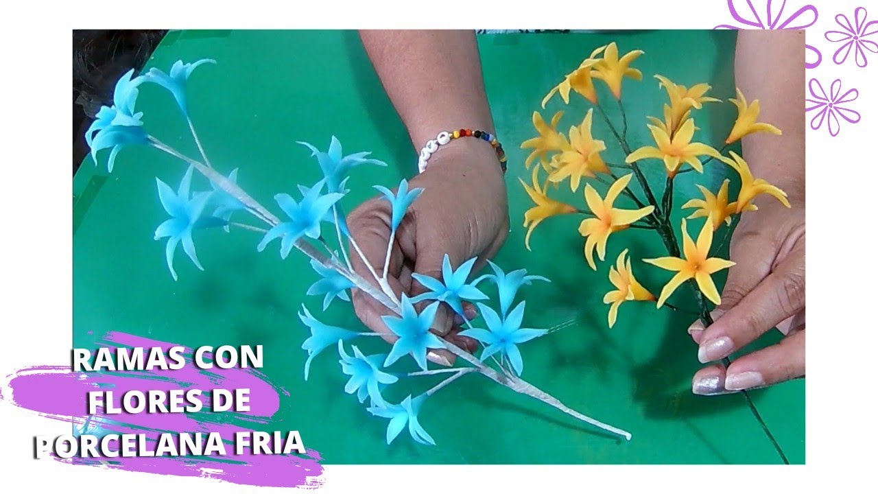 Cuidando el jardin de flores, Trabajos en Porcelana fria