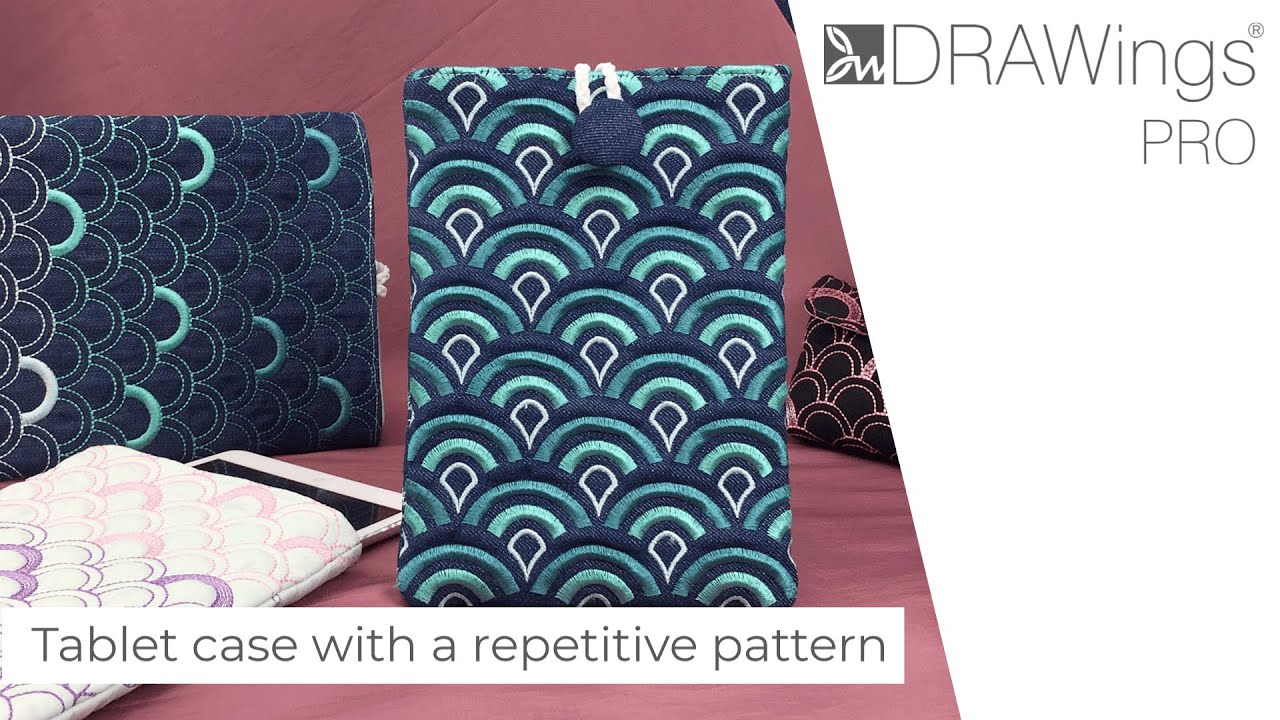 Creating an In-the-Hoop Tablet Case with Quilted Design Using Array Fill 2 YouTube player