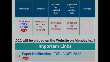 TSRJC 2022 RESULTS LATEST UPDATE