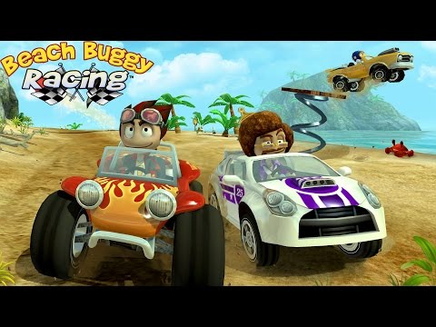 Видео: BEACH BUGGY RACING #1 Новый игровой гонки тачки Веселый видео