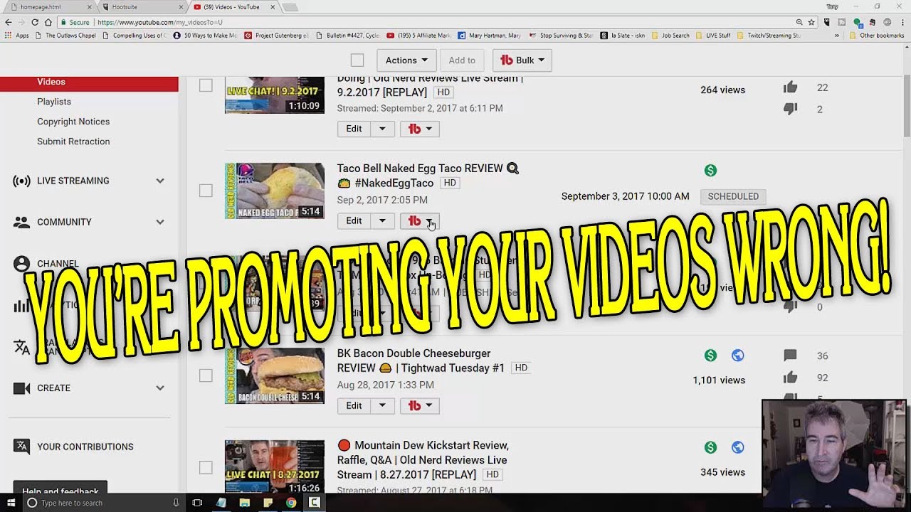 YOU'RE PROMOTING YOUR YOUTUBE VIDEOS WRONG watercolor tutorial youtube