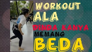 Dinda Kanya Dewi Trying New Workout