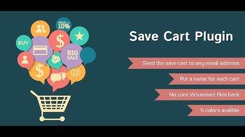 How to use Virtuemart save cart plugin