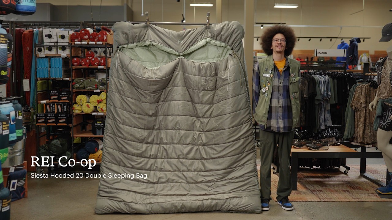 Preview of REI Co-op Siesta Hooded 20 Double Sleeping Bag Video