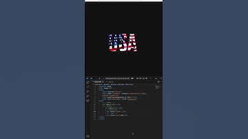 HTML CSS ANIMATION FLAG GIF on text background by using css #shots #shorts