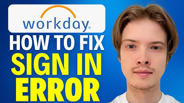 How To Fix Workday Sign in Error (2025)