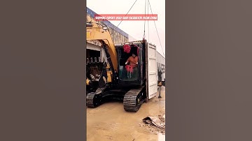 Shipping export used sany excavator from china #shorts