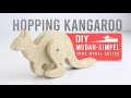 DIY Hopping Kangaroo | Tutorial Membuat Mainan Kayu Hanya Menggunakan Cutter (No Machine) |