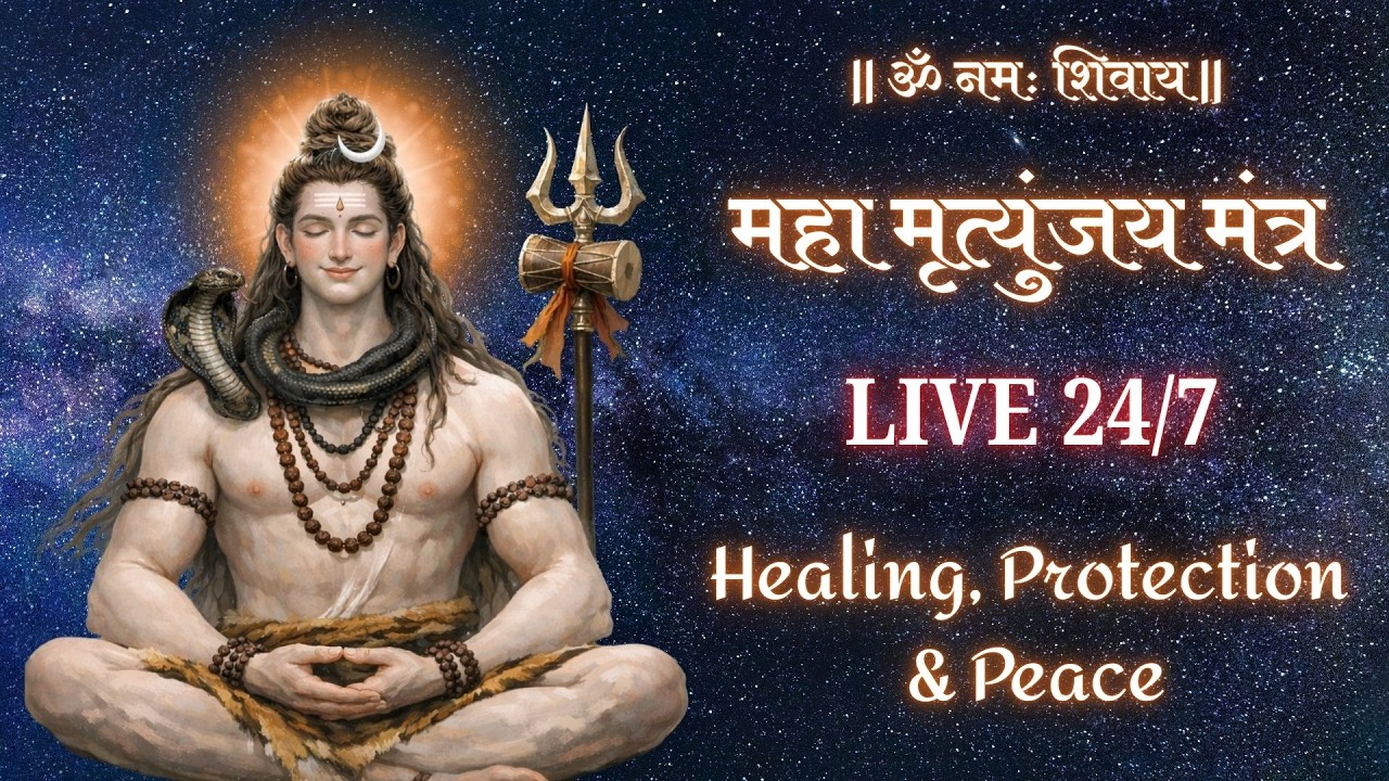 🕉️ महा मृत्युंजय मंत्र LIVE 24/7 | Healing, Protection & Peace#mahamrityunjayamantra #mahadev #live