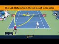 The Lob Return from the Ad Court in Doubles