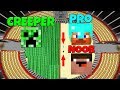 Minecraft Battle: NOOB vs PRO: NOOB AND PRO VS 1000 CREEPERS CHALLENGE / Animation