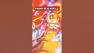 Finally Super Saiyan 4 Goku🔥|Daima Ep.18#dbz #dragonballdaima #dbdaima  #dbd #goku #anime #shorts