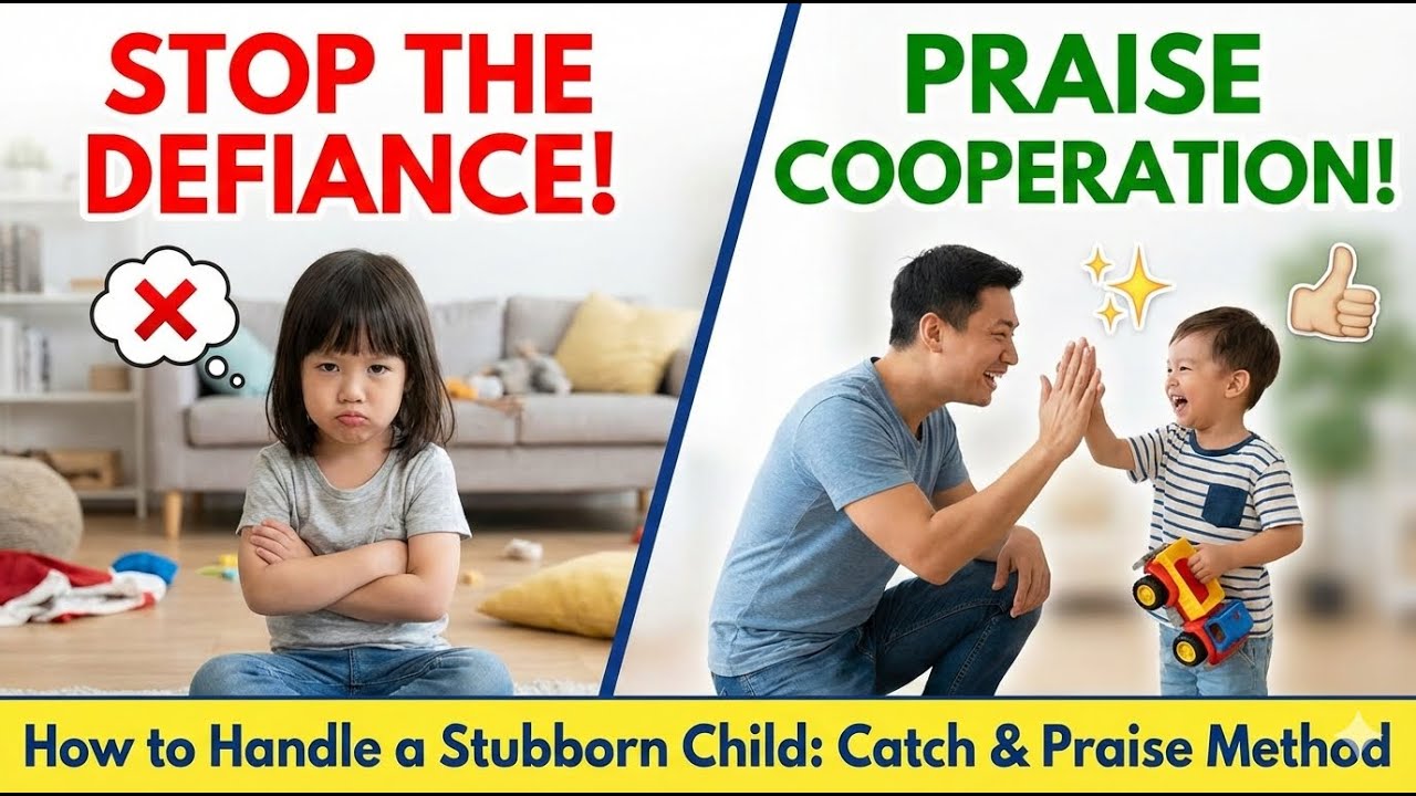 How to Handle a Stubborn Child: Catch and Praise Cooperation