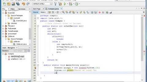 Java convert Octal to Decimal