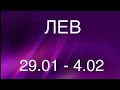 ЛЕВ таро прогноз на неделю 29 января - 4 февраля 2024