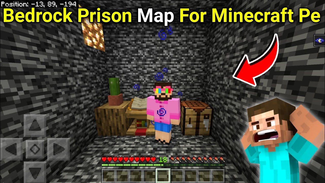 1.19 Bedrock Prison (Map 2) Minecraft Map