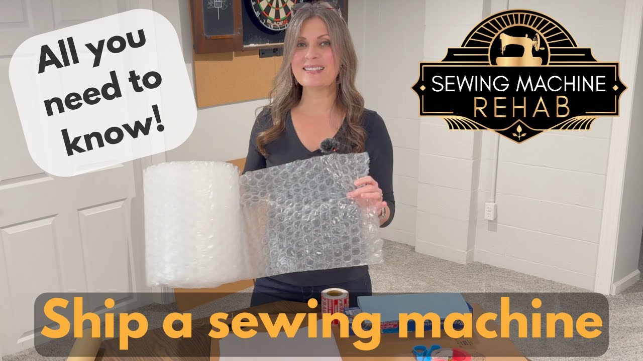 How to pack a sewing machine for shipping - Supplies and Tips!