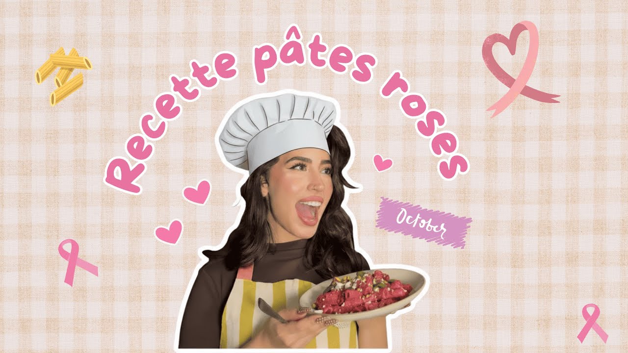 Je fais des pâtes roses 💖🌸🍝 : Octobre Rose, recette simple & petit chit chat
