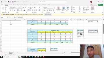 Algoritma Apriori pada metode asosiasi + studi kasus excel dan Rapidminer