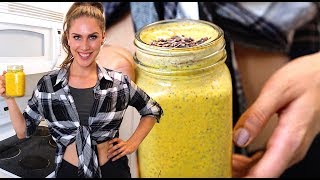 9 Ingredient Pumpkin Spice Smoothie Recipe! (Vegan + Healthy!)